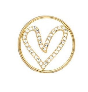 Story Scheibe 1337 Herz Gold