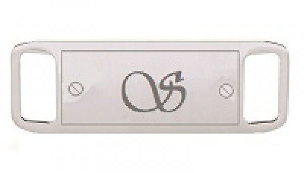 Bracciale parte centrale argento 375