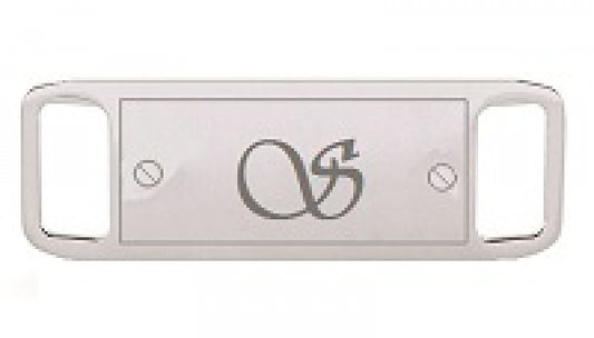 Bracciale parte centrale argento 375