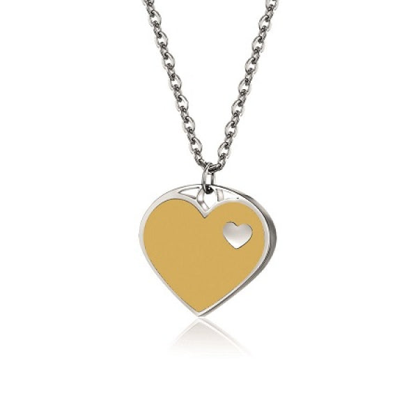 Heart pendant gold 395