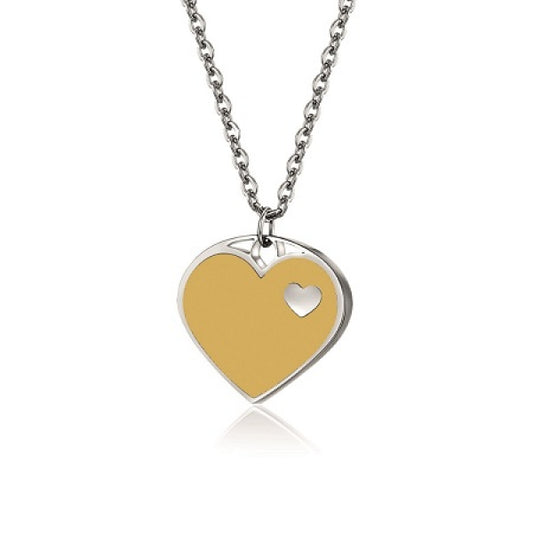 Heart pendant gold 395