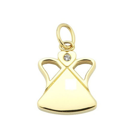 Angel pendant gold 702